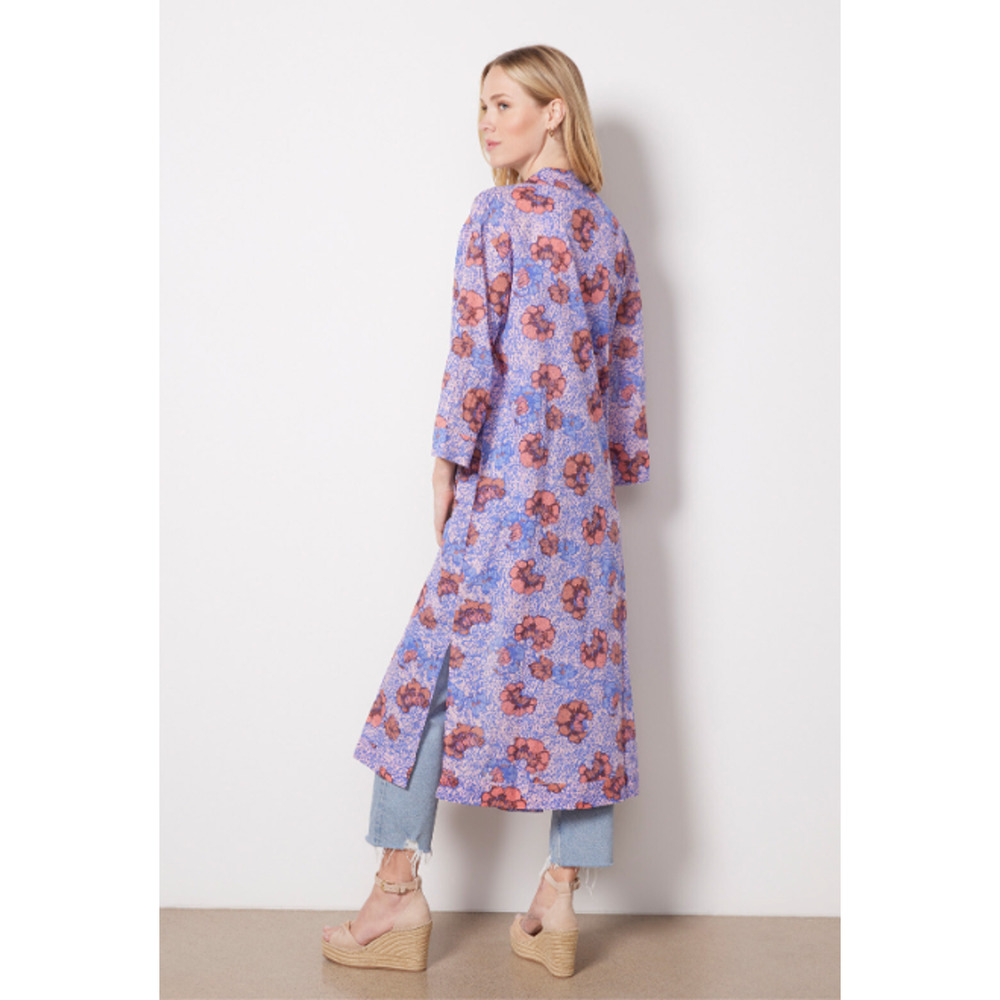 CLEOBELLA NWT Zoya Long Duster Kimono Wrap Cover Up // XS/S - Picture 4 of 13